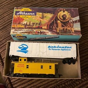 Vintage train 2 cars athearn miniature